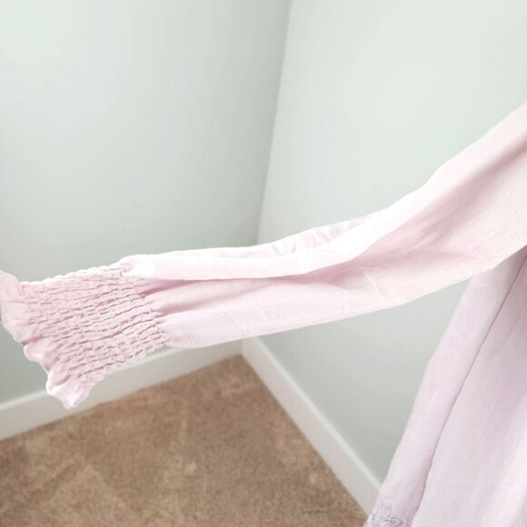 Ark NC Off Shoulder Midi  Dress Lavender Size Large - Picture 5 of 11